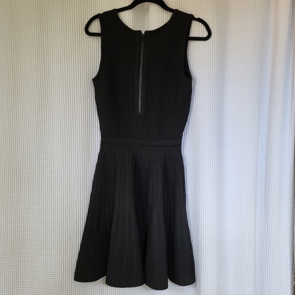 Pink Tartan black, knit midi dress - Picture 4 of 7